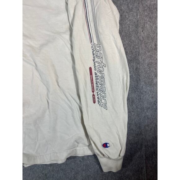 Vintage Champion Athleticwear Long Sleeve Shirt Mens L Crewneck Retro Sportswear - Picture 3 of 5